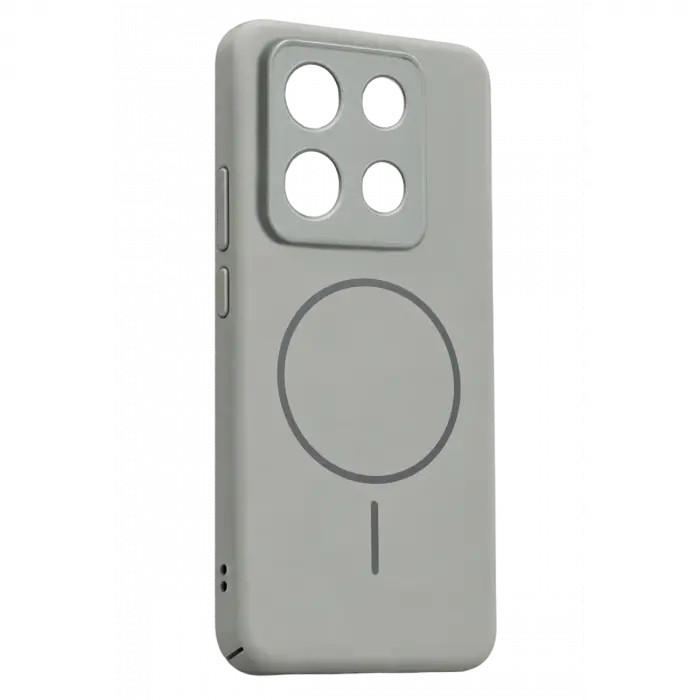 Xiaomi Redmi Note 13 Pro 4g Mika Pc Magsafe Kapak - Gri