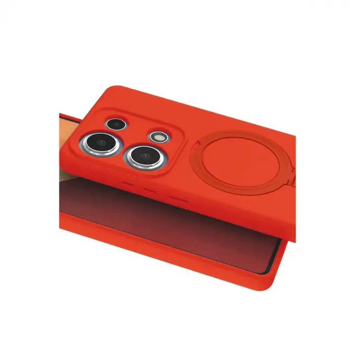 Xiaomi Redmi Note 13 Pro 4g Regal Magsafe Standlı Kapak - Turuncu