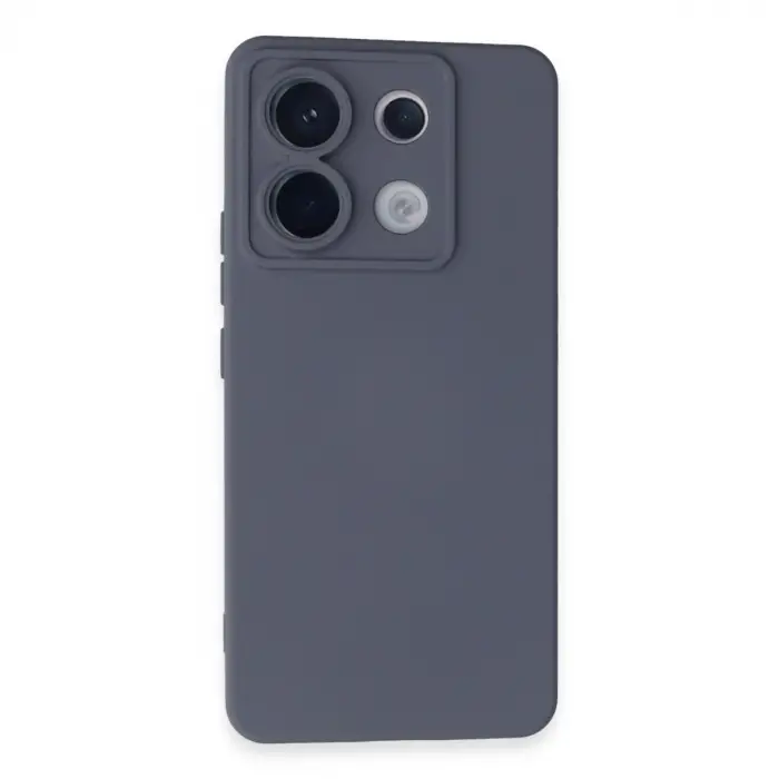 Xiaomi Redmi Note 13 Pro 5g Kılıf Nano İçi Kadife Silikon - Gri