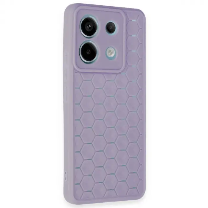 Xiaomi Redmi Note 13 Pro 5g Kılıf Petek Silikon Kapak - Lila