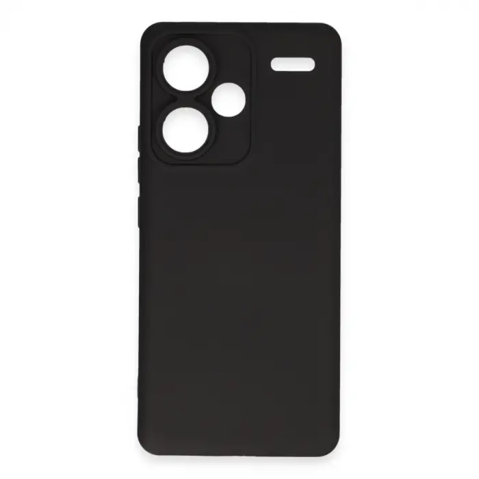 Xiaomi Redmi Note 13 Pro Plus Kılıf Nano İçi Kadife Silikon - Siyah