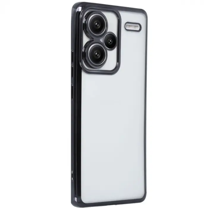 Xiaomi Redmi Note 13 Pro Plus Kılıf Razer Lensli Silikon - Siyah