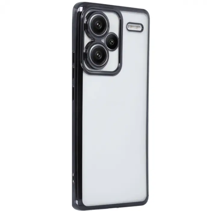 Xiaomi Redmi Note 13 Pro Plus Kılıf Razer Lensli Silikon - Siyah