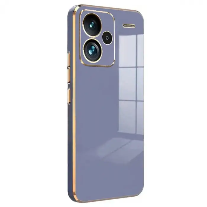 Xiaomi Redmi Note 13 Pro Plus Kılıf Volet Silikon - Mavi