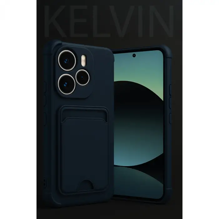 Xiaomi Redmi Note 14 4g Kelvin Kartvizitli Silikon - Derin Mor