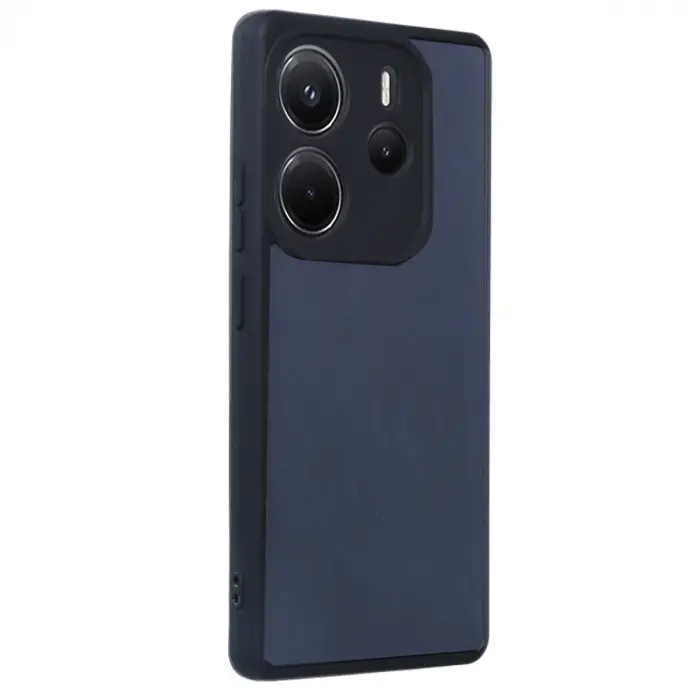 Xiaomi Redmi Note 14 4g Kılıf Aras Deri Kapak - Lacivert