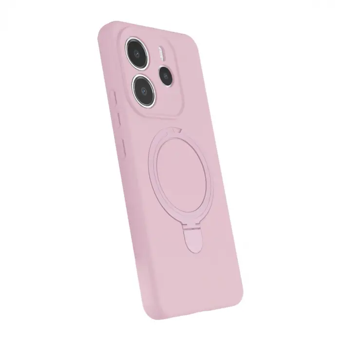 Xiaomi Redmi Note 14 4g Regal Magsafe Standlı Kapak - Açık Pembe