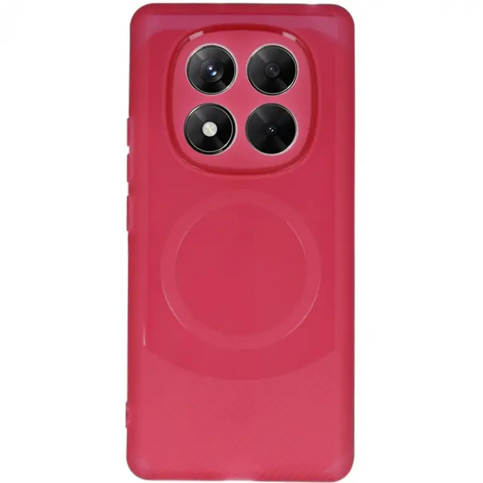 Xiaomi Redmi Note 14 Pro 4g Kılıf Maya Karbon Kapak - Bordo