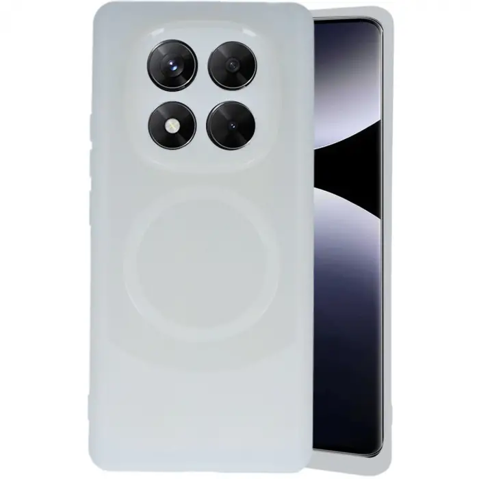 Xiaomi Redmi Note 14 Pro 4g Kılıf Maya Karbon Kapak - Krem