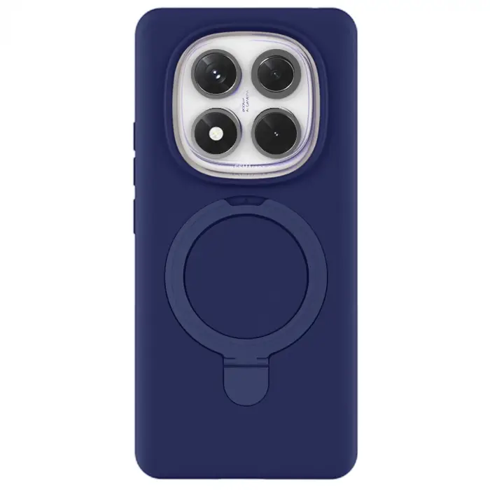 Xiaomi Redmi Note 14 Pro 4g Regal Magsafe Standlı Kapak - Lacivert
