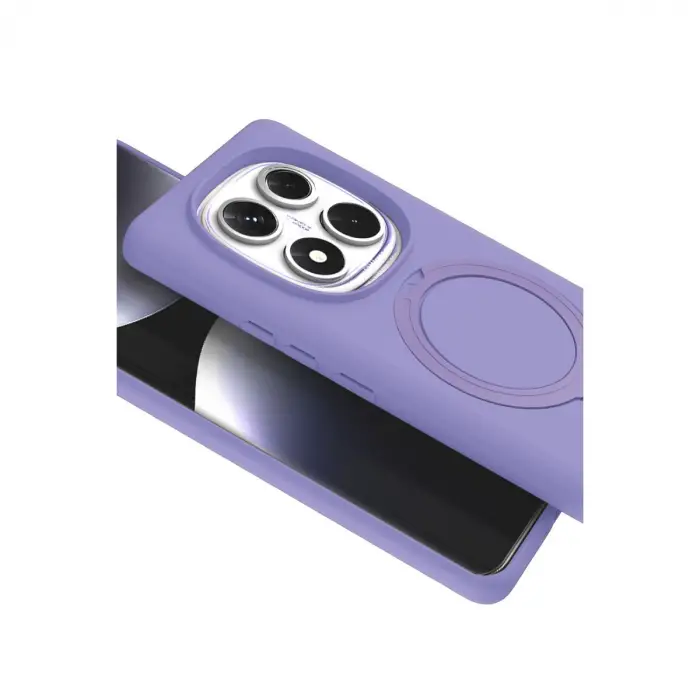 Xiaomi Redmi Note 14 Pro 4g Regal Magsafe Standlı Kapak - Lila