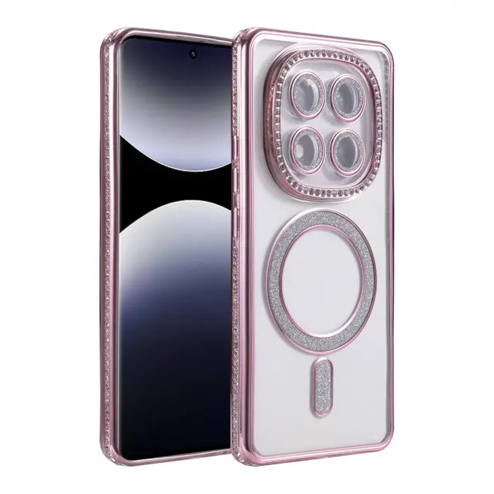 Xiaomi Redmi Note 14 Pro 5g Joke Simli Magneticsafe Kılıf - Pembe