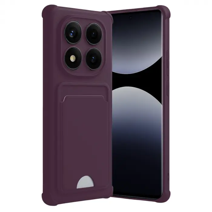 Xiaomi Redmi Note 14 Pro 5g Kelvin Kartvizitli Silikon - Derin Mor