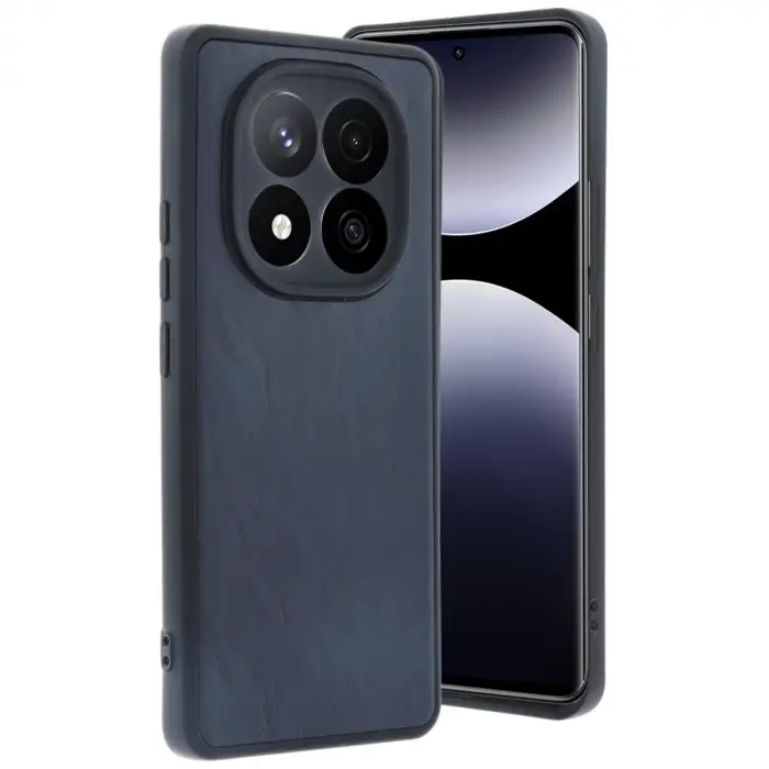 Xiaomi Redmi Note 14 Pro 5g Kılıf Aras Deri Kapak - Lacivert
