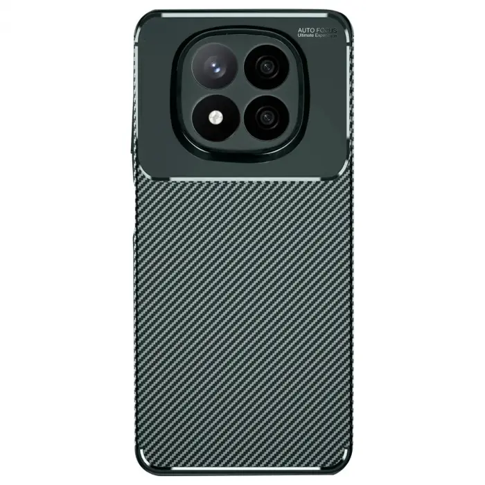 Xiaomi Redmi Note 14 Pro 5g Kılıf Auto Focus Karbon Kapak - Koyu Yeşil