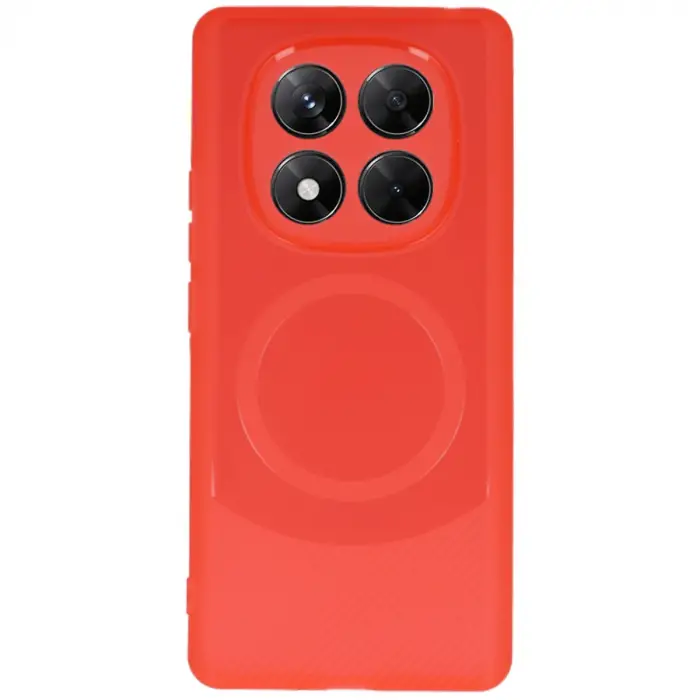 Xiaomi Redmi Note 14 Pro 5g Kılıf Maya Karbon Kapak - Kırmızı