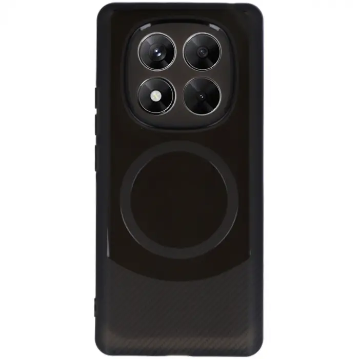 Xiaomi Redmi Note 14 Pro 5g Kılıf Maya Karbon Kapak - Siyah