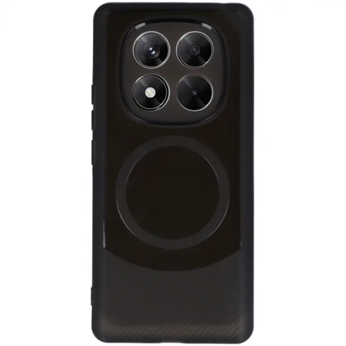 Xiaomi Redmi Note 14 Pro 5g Kılıf Maya Karbon Kapak - Siyah