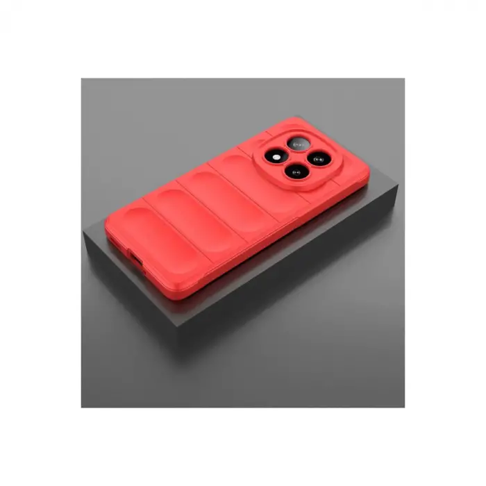 Xiaomi Redmi Note 14 Pro 5g Kılıf Optimum Silikon - Kırmızı