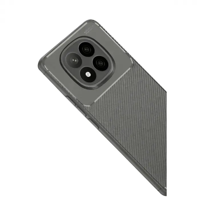 Xiaomi Redmi Note 14 Pro Plus Kılıf Auto Focus Karbon Kapak - Gri