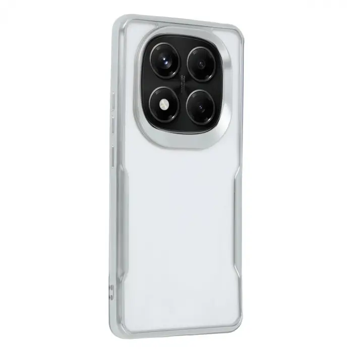 Xiaomi Redmi Note 14 Pro Plus Kılıf Boyi Silikon Kapak - Gümüş