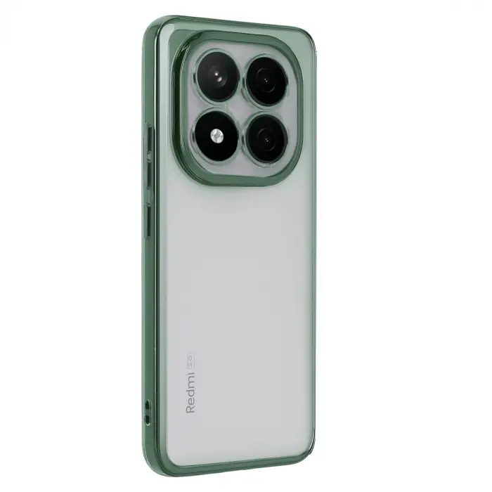 Xiaomi Redmi Note 14 Pro Plus Kılıf Razer Lensli Silikon - Yeşil