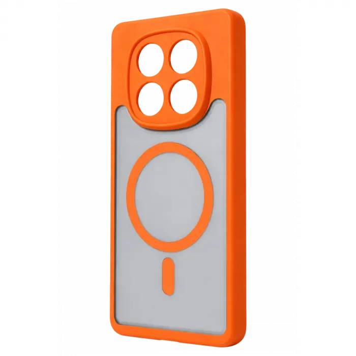 Xiaomi Redmi Note 14 Pro Plus Loji Magsafe Kapak - Turuncu
