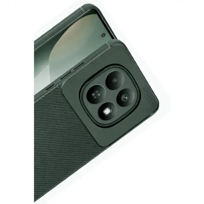 Xiaomi Redmi Note 15 4g Auto Focus Karbon Kapak - Koyu Yeşil