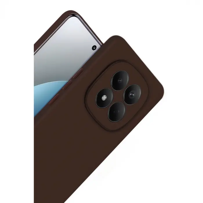 Xiaomi Redmi Note 15 4g First Silikon - Kahverengi