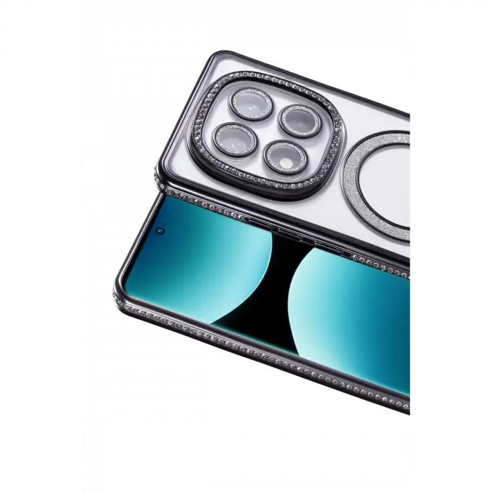 Xiaomi Redmi Note 15 4g Joke Simli Magneticsafe Kılıf - Siyah