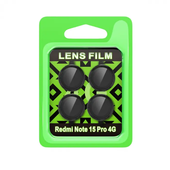 Xiaomi Redmi Note 15 Pro 4g Raze Metal Kamera Lens - Siyah