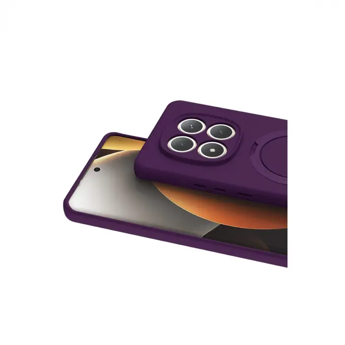 Xiaomi Redmi Note 15 Pro 4g Regal Magsafe Standlı Kapak - Derin Mor