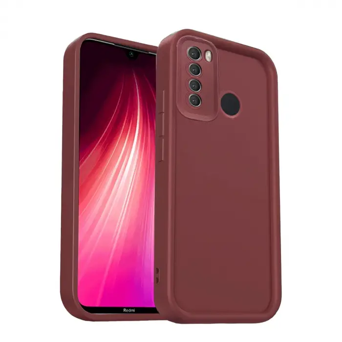 Xiaomi Redmi Note 8 Kılıf Viera Silikon - Bordo