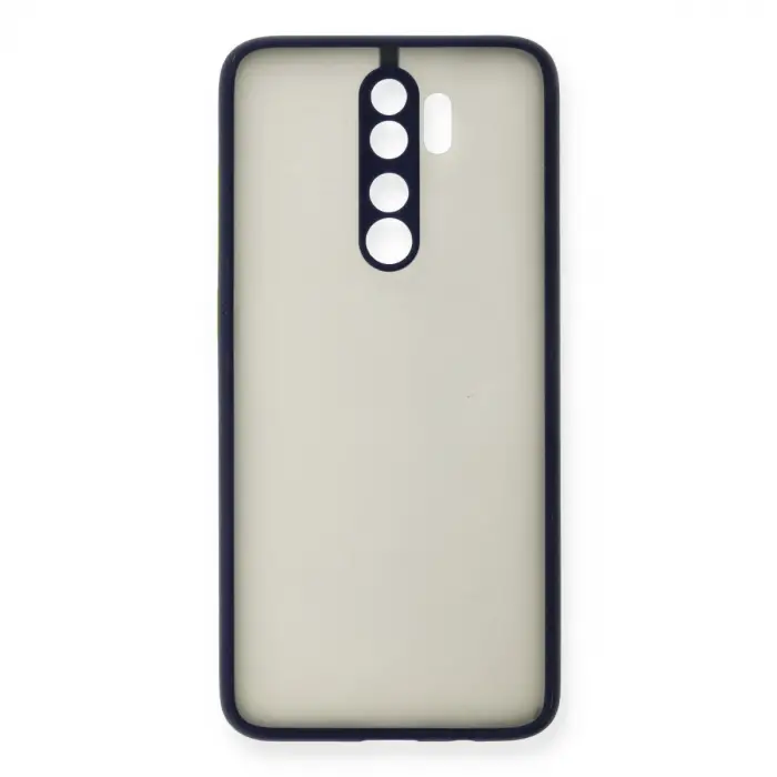 Xiaomi Redmi Note 8 Pro Kılıf Montreal Silikon Kapak - Lacivert
