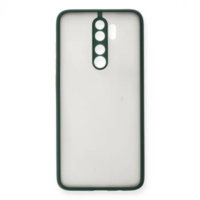 Xiaomi Redmi Note 8 Pro Kılıf Montreal Silikon Kapak - Yeşil
