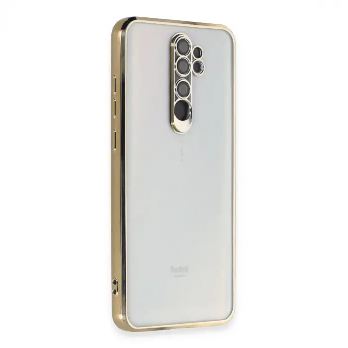 Xiaomi Redmi Note 8 Pro Kılıf Razer Lensli Silikon - Gold