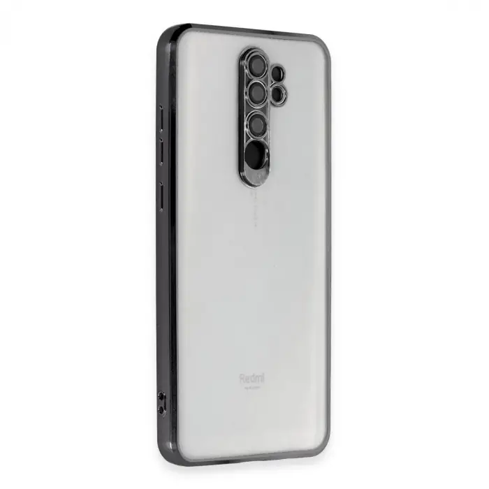 Xiaomi Redmi Note 8 Pro Kılıf Razer Lensli Silikon - Siyah