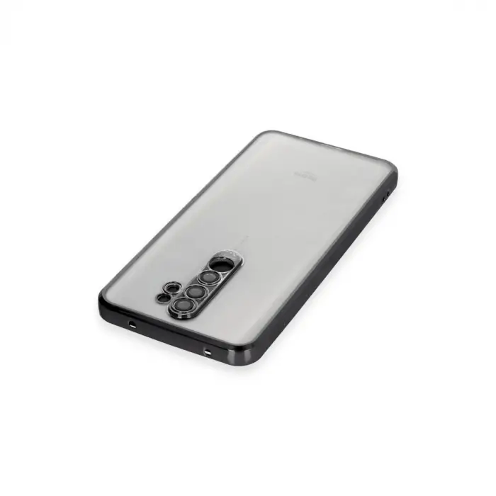 Xiaomi Redmi Note 8 Pro Kılıf Razer Lensli Silikon - Siyah