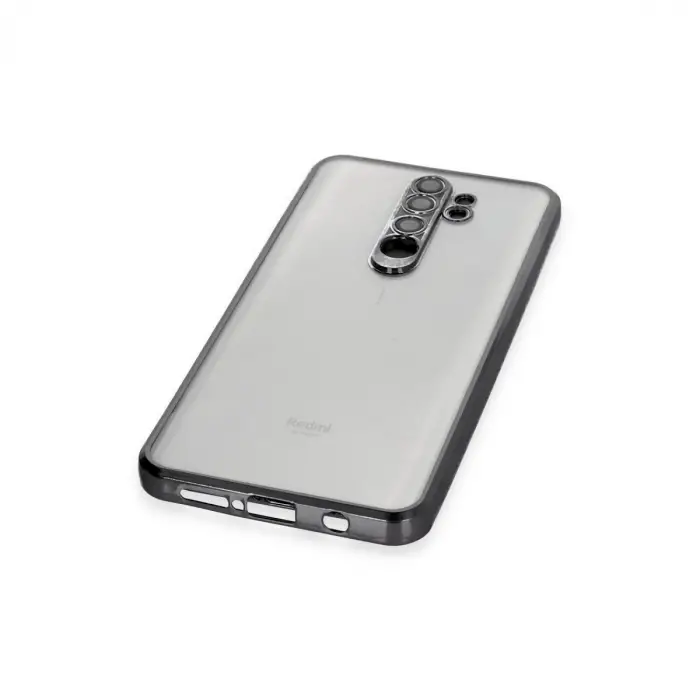 Xiaomi Redmi Note 8 Pro Kılıf Razer Lensli Silikon - Siyah