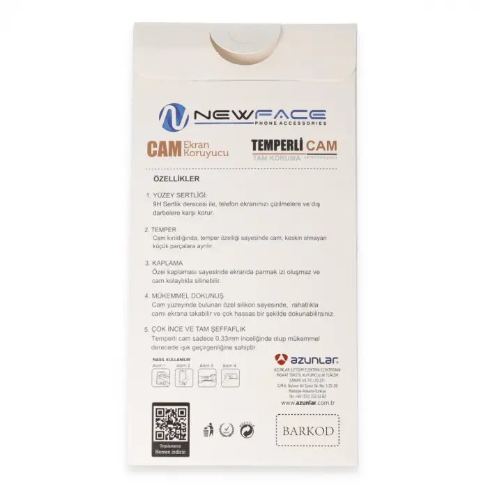 Xiaomi Redmi Note 9 3d Antistatik Hayalet Cam Ekran Koruyucu