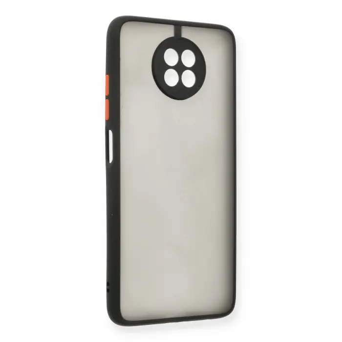 Xiaomi Redmi Note 9 5g Kılıf Montreal Silikon Kapak - Siyah