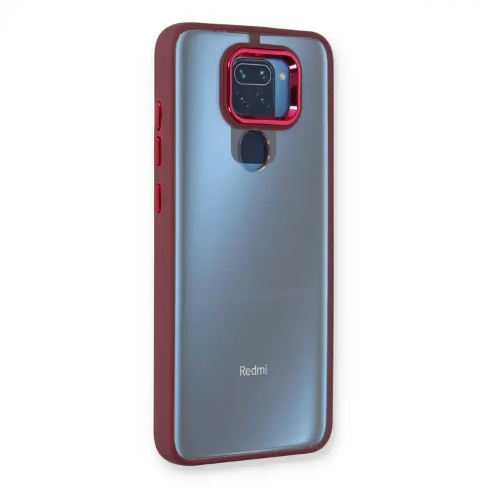 Xiaomi Redmi Note 9 Kılıf Dora Kapak - Kırmızı