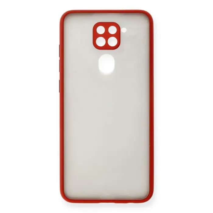 Xiaomi Redmi Note 9 Kılıf Montreal Silikon Kapak - Kırmızı