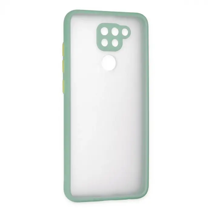 Xiaomi Redmi Note 9 Kılıf Montreal Silikon Kapak - Turkuaz