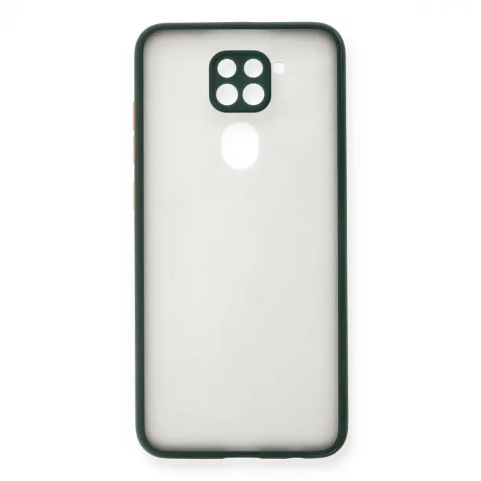 Xiaomi Redmi Note 9 Kılıf Montreal Silikon Kapak - Yeşil