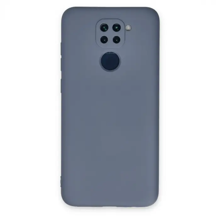 Xiaomi Redmi Note 9 Kılıf Nano İçi Kadife Silikon - Gri