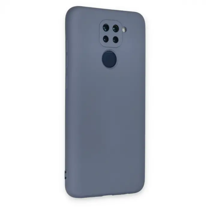 Xiaomi Redmi Note 9 Kılıf Nano İçi Kadife Silikon - Gri