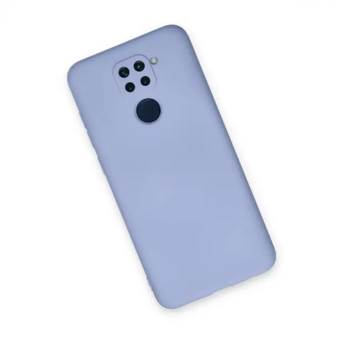 Xiaomi Redmi Note 9 Kılıf Nano İçi Kadife Silikon - Lila