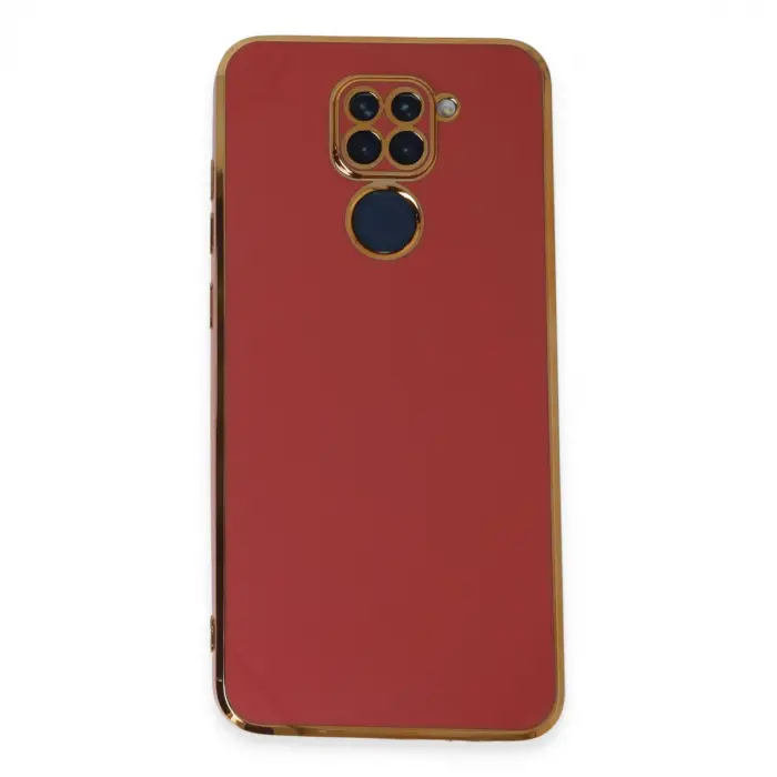 Xiaomi Redmi Note 9 Kılıf Volet Silikon - Kırmızı