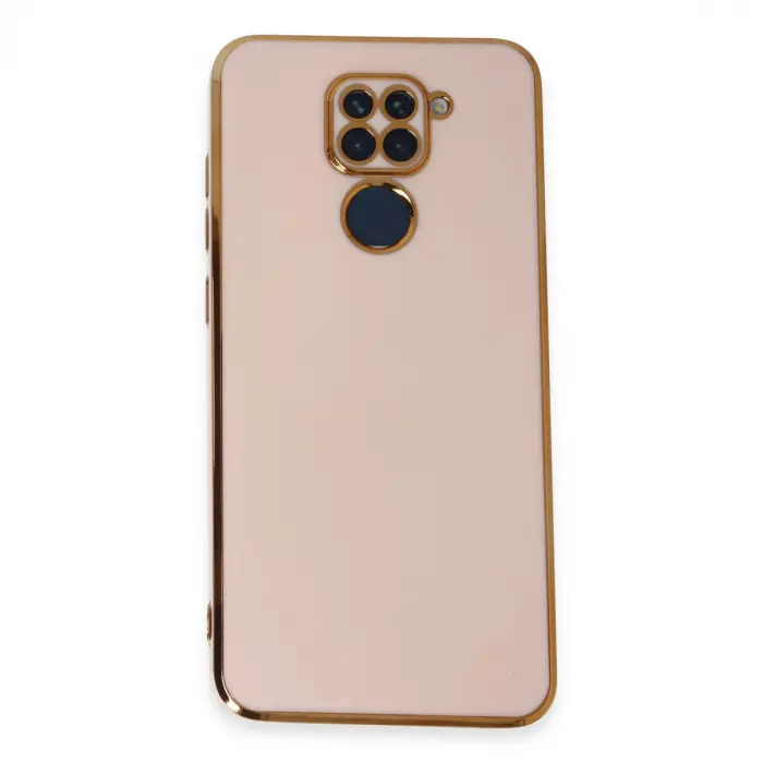 Xiaomi Redmi Note 9 Kılıf Volet Silikon - Pembe